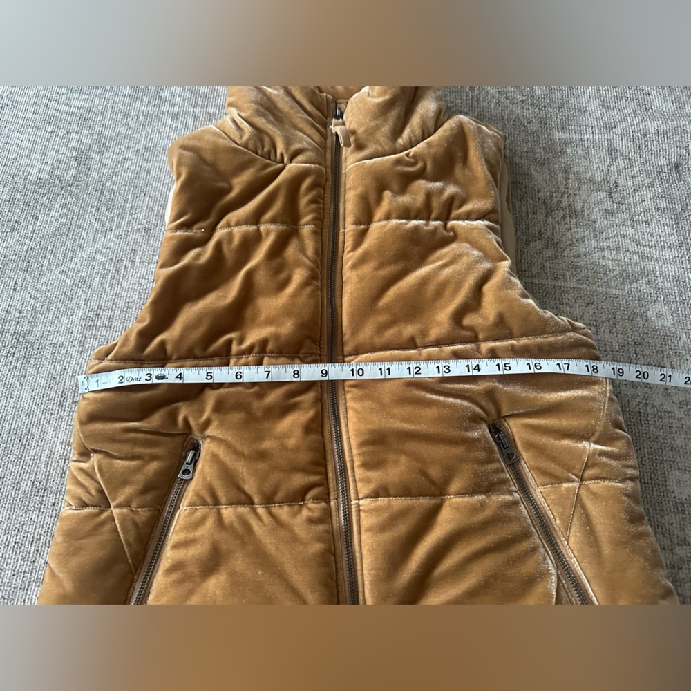 DYLAN Vintage Velvet Puffer Vest Women’s Size Medium - Picture 5 of 12